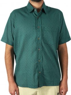 Camisa Rundle - Geometría Verde
